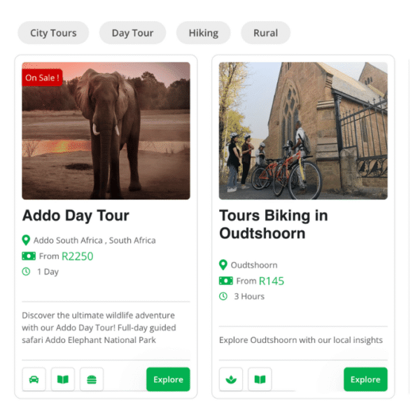 Tour Operator Website 2